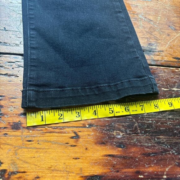 Nicole Miller Soho High Rise Bootcut Jeans Womens 4 Black Flare - Picture 5 of 8